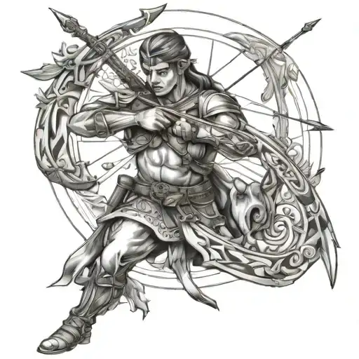 Sagittarius Archer Shooting