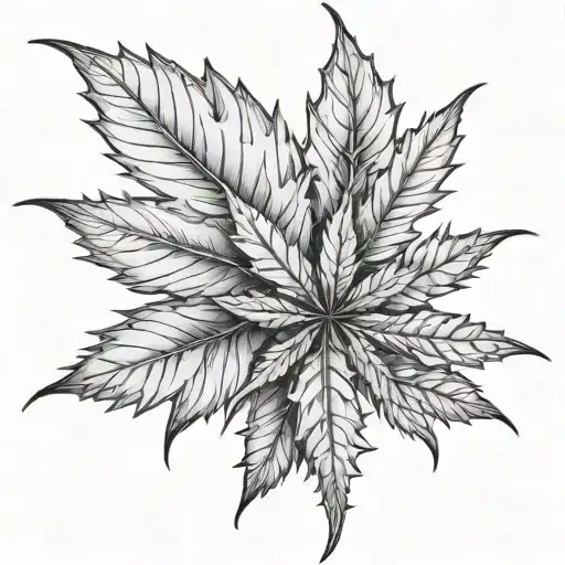 Weed Leaf Morphing