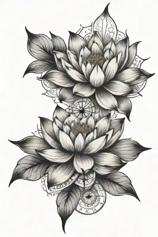 Lotus Flower Compass
