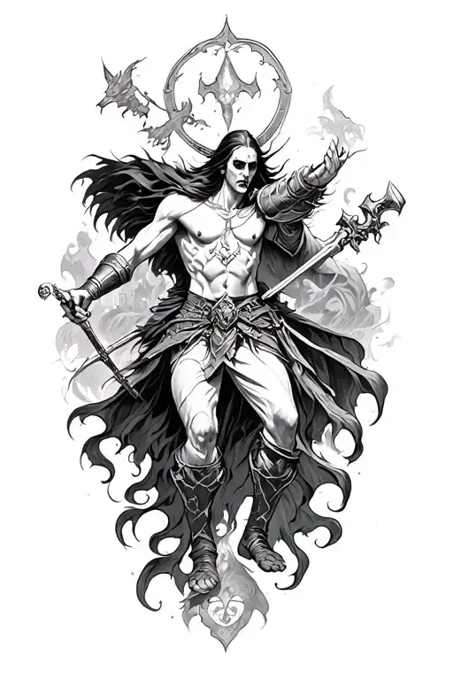 Medevial Battle Scene