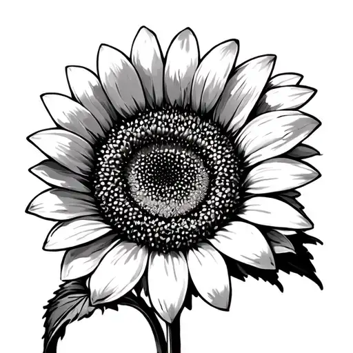 Daisy Sunflower Just Breathe