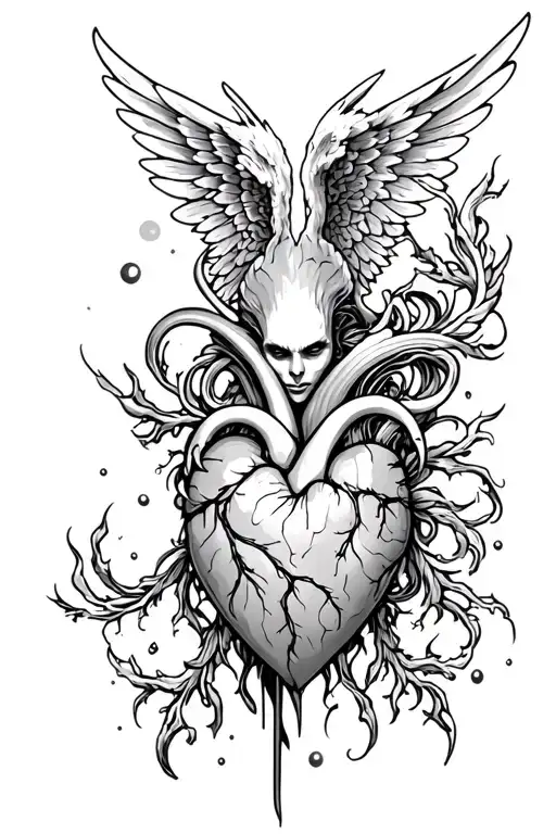 Evil Brain Angel Heart