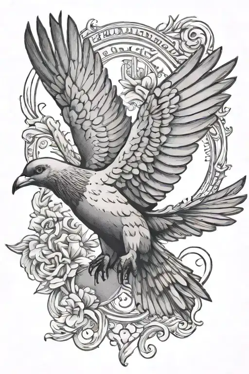 Pigeon Flying Bible Verse