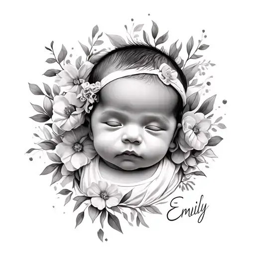 Cebtating The Both Of A Newborn Baby Who Called Emily