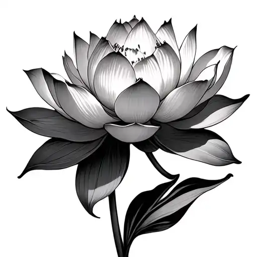 Lotus And Tulip Flower