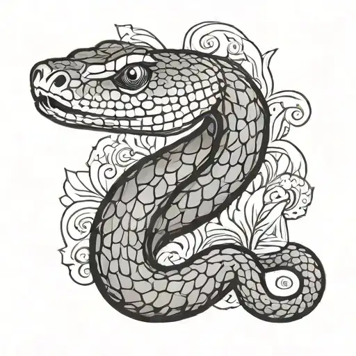 Traditional Black Snake