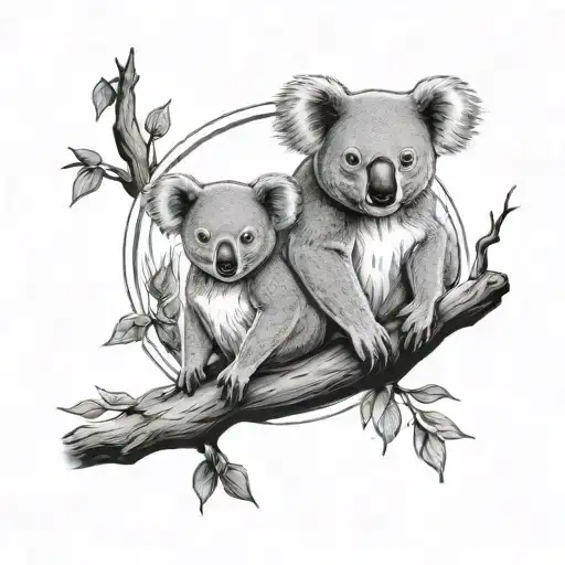 Koala And Wolf