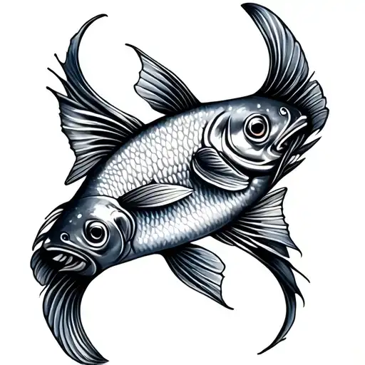 2 Fish Symbolizing Piesces