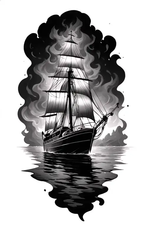 Burning Boats Hernan Cortez