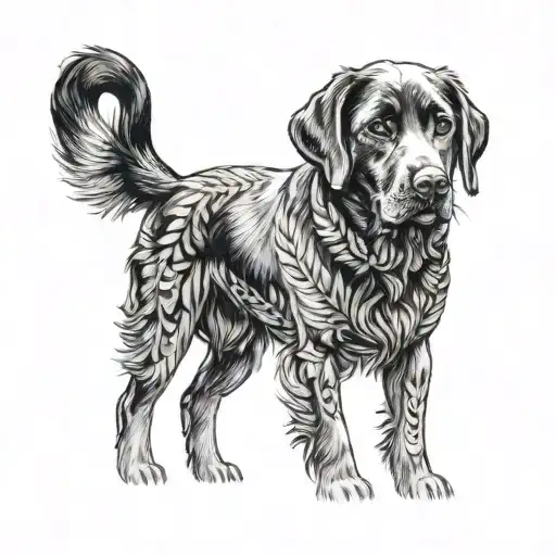 Black Labrador Called Fern