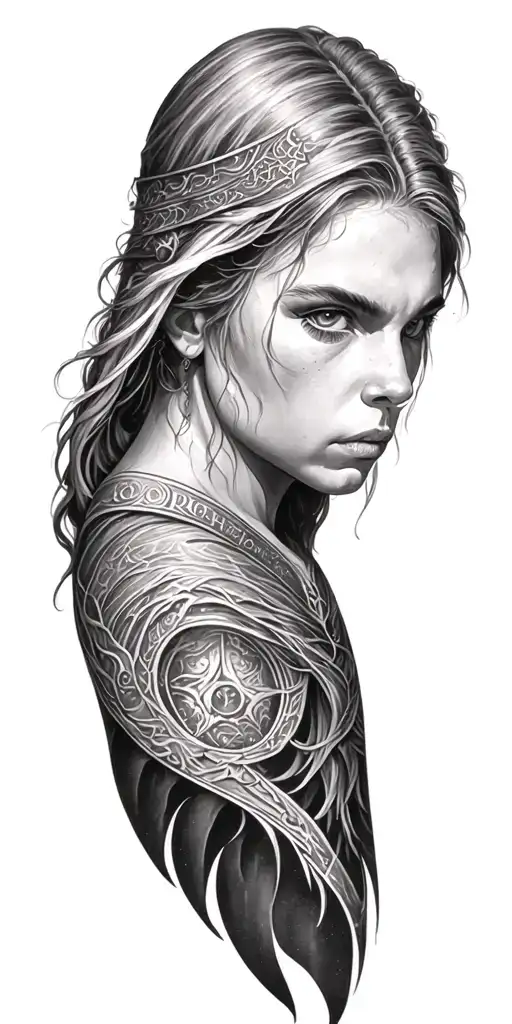 Full Sleeve Tattoo Inspired From Lord Of The Rings