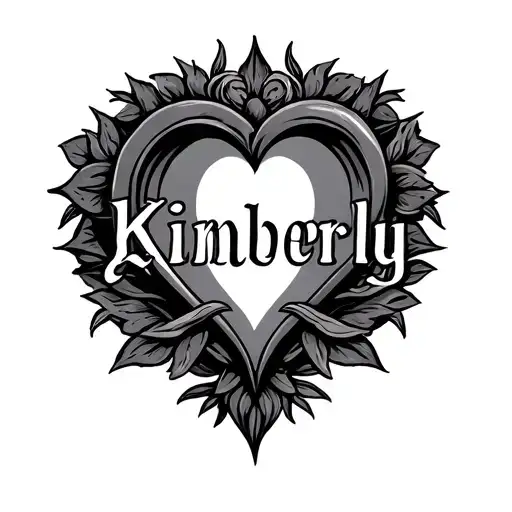 Eternal Love Symbol With Name Kimberly