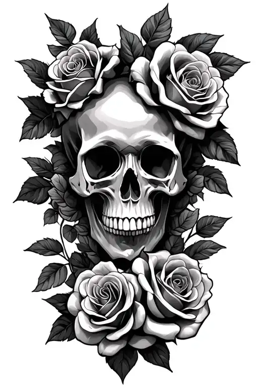 2 Skull And Roses Growing