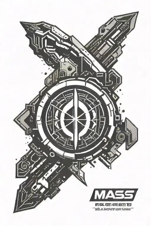 Renegade Symbol From Mass Effect Logo