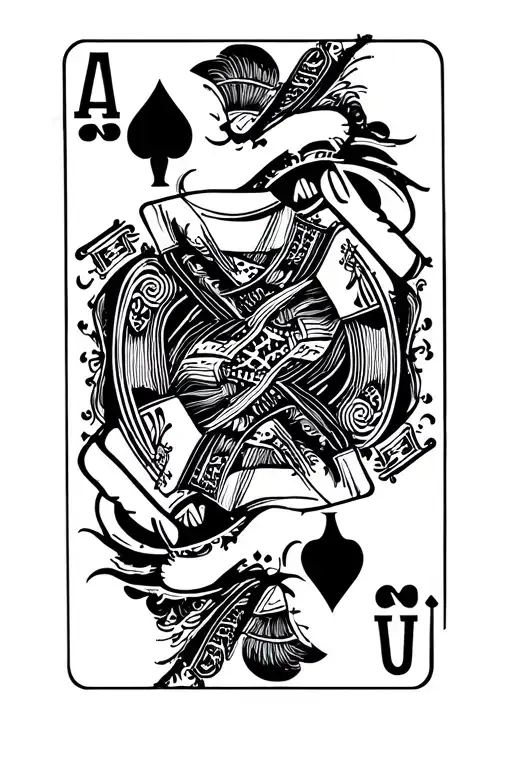 Deck Of Cards Being Shuffled