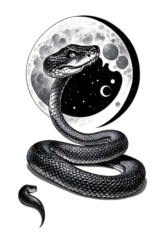 Snake With Luna