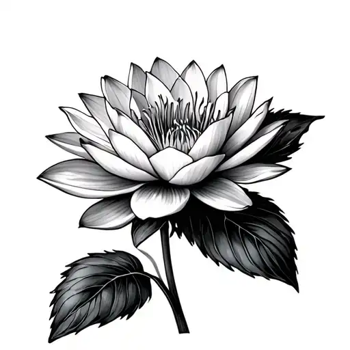 Carnation And Water Lily