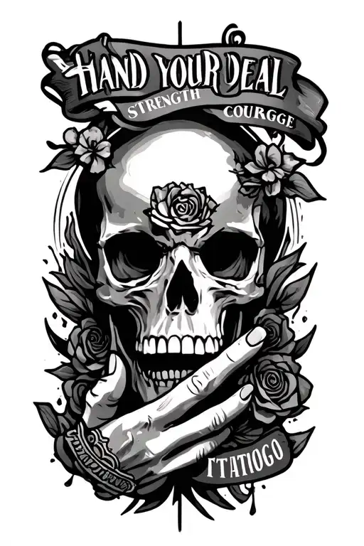 Hand Your Dealt Strength Courage