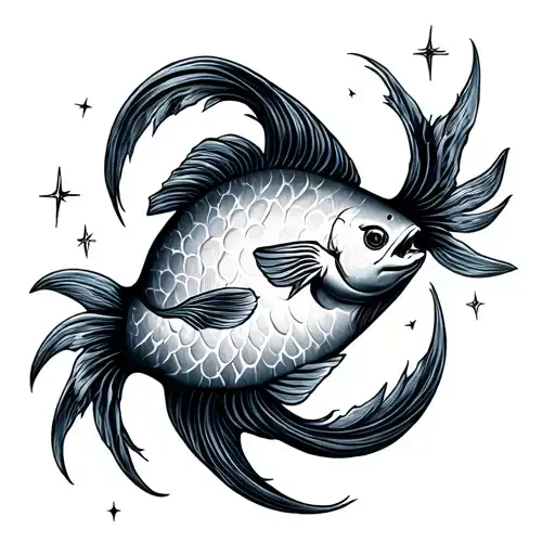 Pisces And Shooting Stars