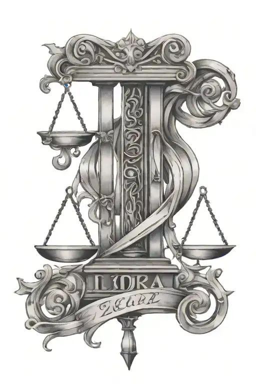 Roman Numerals 2004 With Libra Sign
