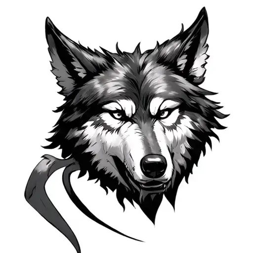 One Piece X Wolf X Detailed X Final Battle X Dark Souls Style X Detailed X Realistic X