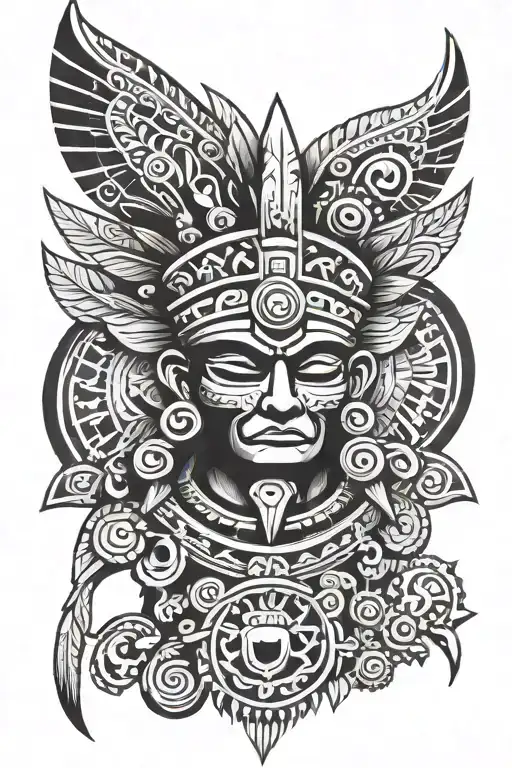 Aztec Tribal For Arm