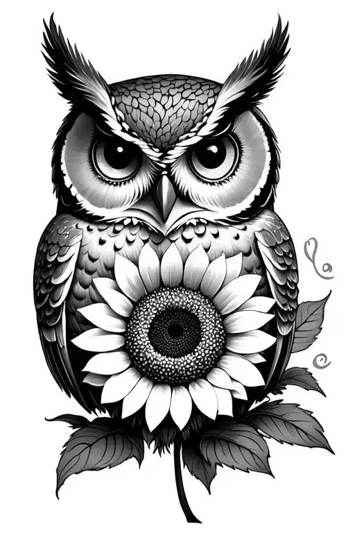 Sunflower Daughter Owl