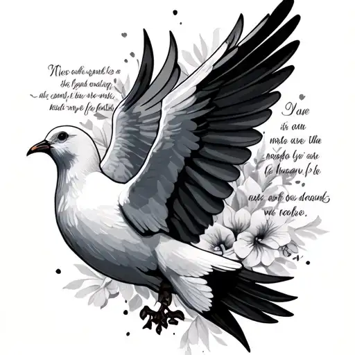 Psalms 144 1 Bible Verse With Dove And Shading