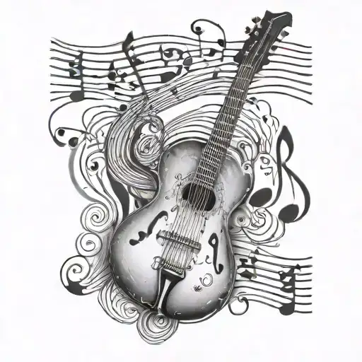 Highway Road Music Notes