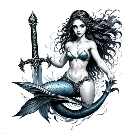Mermaid Thunder Sword