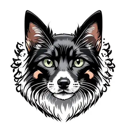 Outline Of Philippines Stray Dog And Cat Representation Of Their Aloness