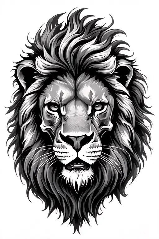 Lion With The Tribal Tattoo Full Sleeves Tattoo With Skulls