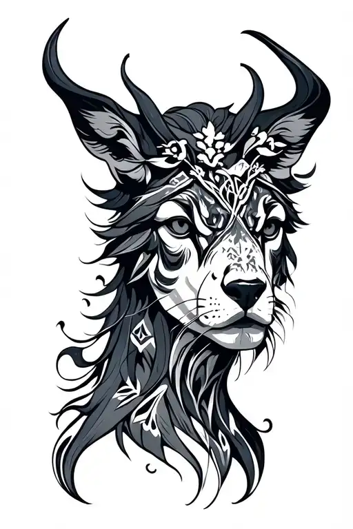 Vegviseer With Nordic Line Art