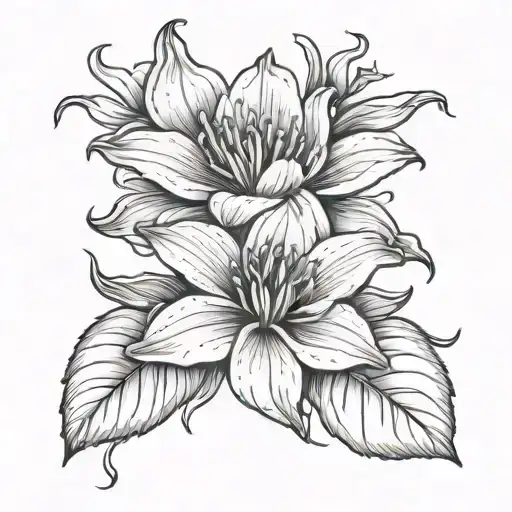 Larkspur Morning Glory Asper Water Lily