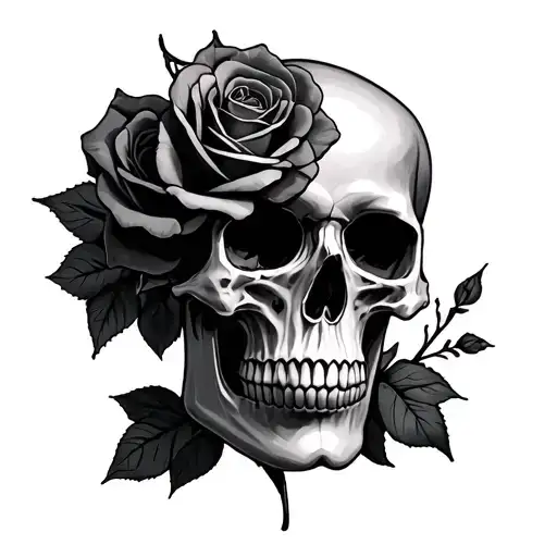 Skull Roses