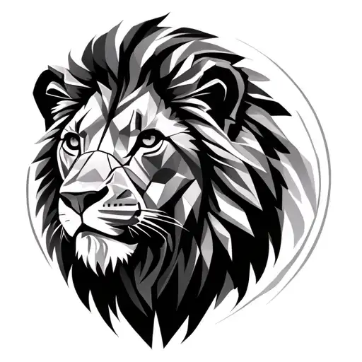 Lion Geometry Patterns