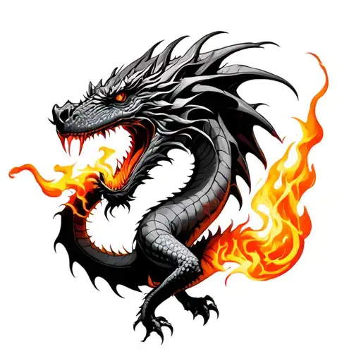 Dragon Breathing Fire