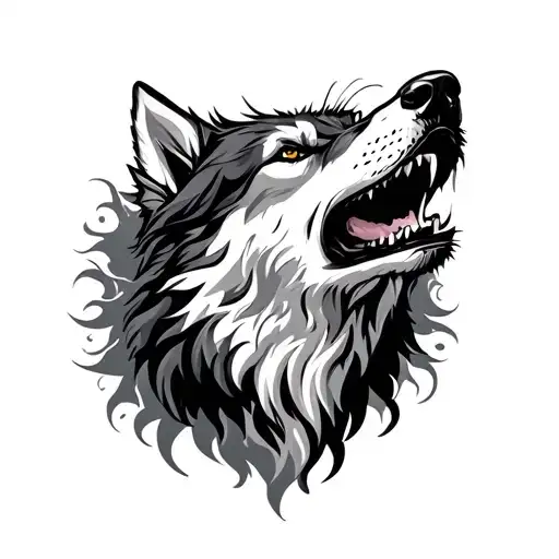 Protetive Wolf Howling
