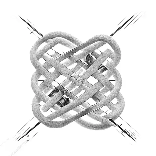 A Dna Double Helix Intertwined With Musical Notes