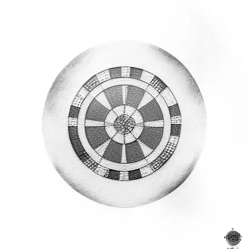 A Dart Hitting A Bullseye With The Bayern Munich Logo On It