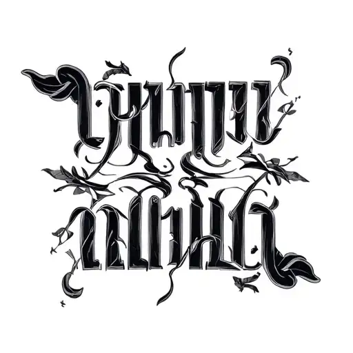 Two Word Ambigram Generator
