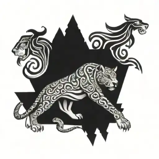 Aztec Jaguar Full Body