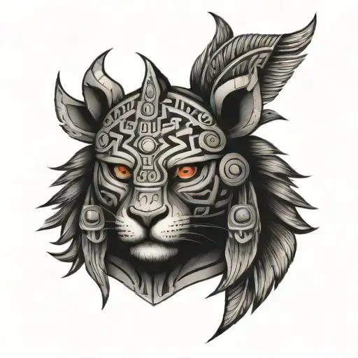 Aztec Jaguar Full Body Warrior