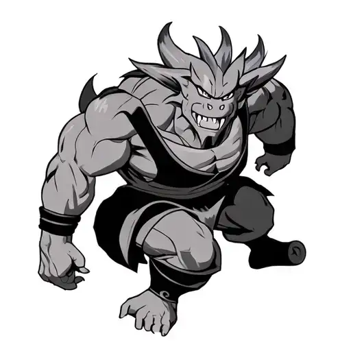 Oozaru Dragon Ball Gym Equipment Arranged