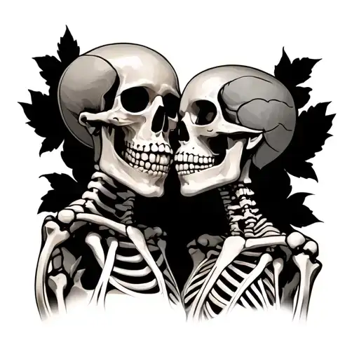 Skeleton Couple