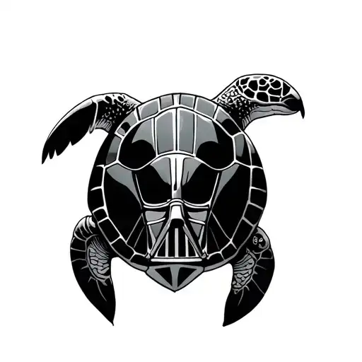 Sea Turtle Darth Vader