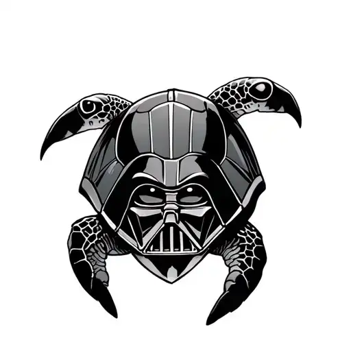 Sea Turtle Darth Vader