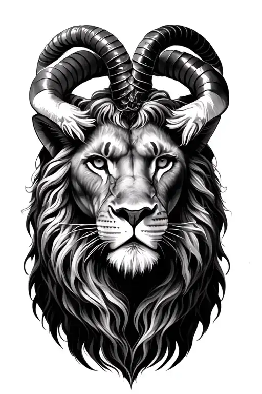 Realistic Leo Zodiac Sign Trying To Protect A Capricorn Sign