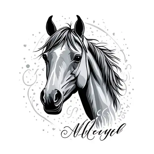 Name Written Into Horse