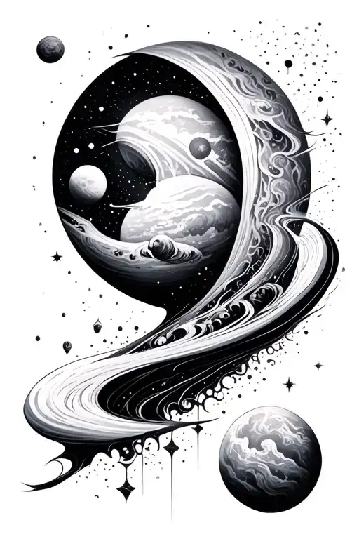 Universe Negative Space Elements
